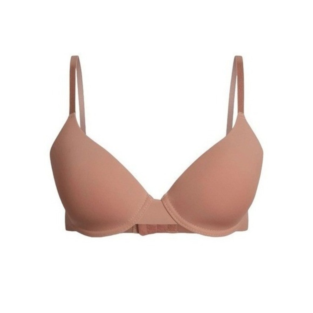 Vince Camuto Spacer‎ T-Shirt Bra Beige Comfort Molded Microfiber Full Figure 42D